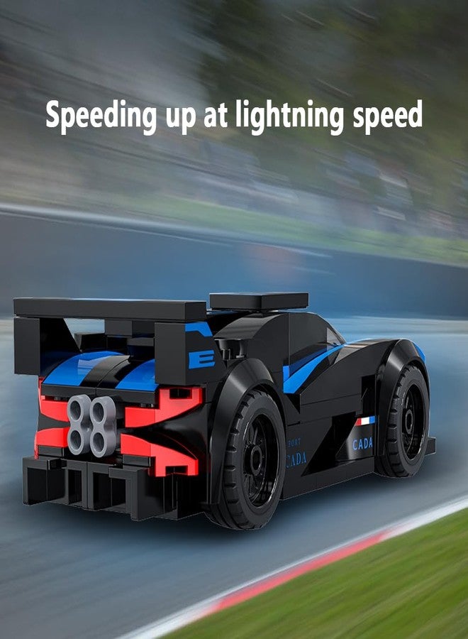 CaDA C55055W Bluefire Specter Building Block Racing Car Model, 165-Piece High-Precision Assembly Toy, Adult Collectible Car Model - Image 3